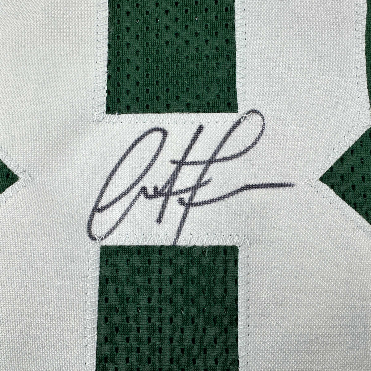 Autographed/Signed Antonio Freeman Green Bay Green Football Jersey Beckett BAS COA