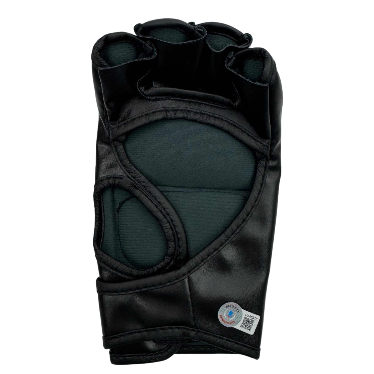 Autographed/Signed Conor McGregor UFC MMA Black Fighting Glove Beckett BAS COA Auto