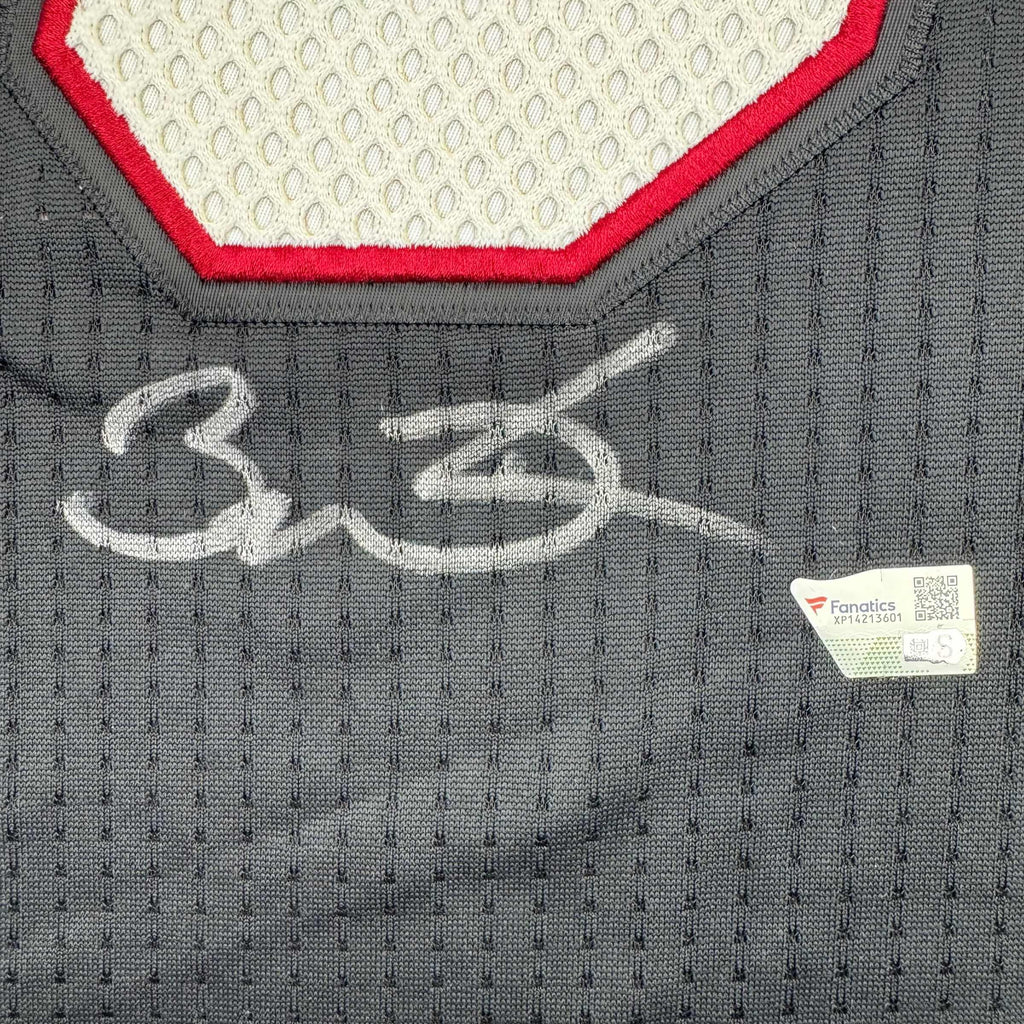Autographed/Signed Dwyane Wade Miami Heat Black Mitchell & Ness Authentic Basketball Jersey Fanatics COA