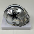 Autographed/Signed Brandon Aubrey Dallas Cowboys Mini Football Helmet Beckett BAS COA