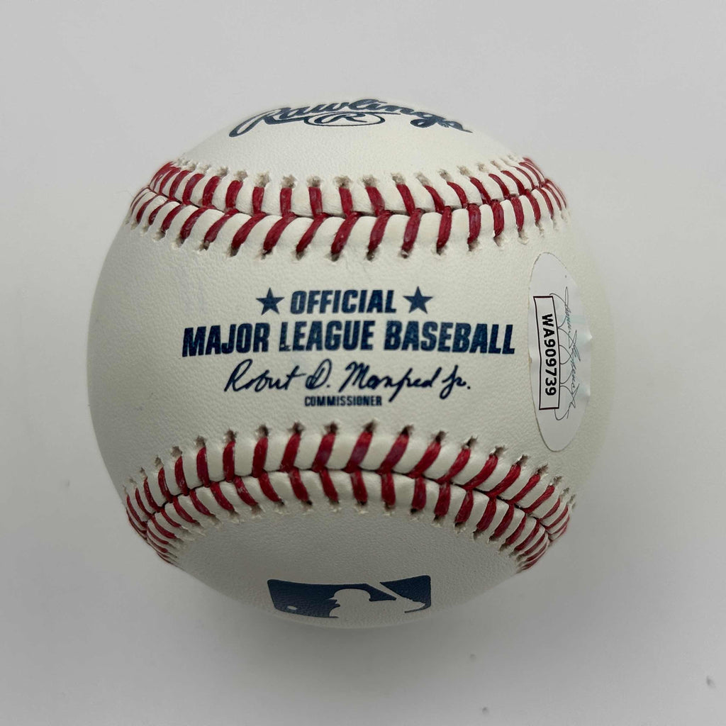 Autographed/Signed Steve Garvey Rawlings Official Major League Baseball ROML JSA COA Auto