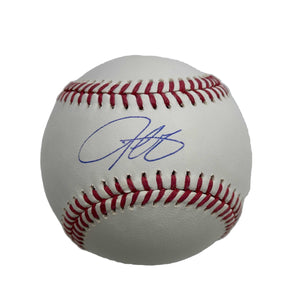 Autographed/Signed Derek Lee Rawlings Official Major League Baseball ROML Beckett BAS COA