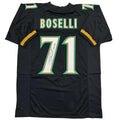 Autographed/Signed Tony Boselli HOF 22 Jacksonville Black Football Jersey Beckett BAS COA