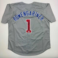 Autographed/Signed Thomas Ian Nicholas Henry Rowengartner Rookie Of The Year Chicago Grey Baseball Jersey Beckett BAS COA