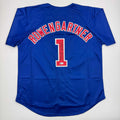 Autographed/Signed Thomas Ian Nicholas Henry Rowengartner Rookie Of The Year Chicago Blue Baseball Jersey Beckett BAS COA