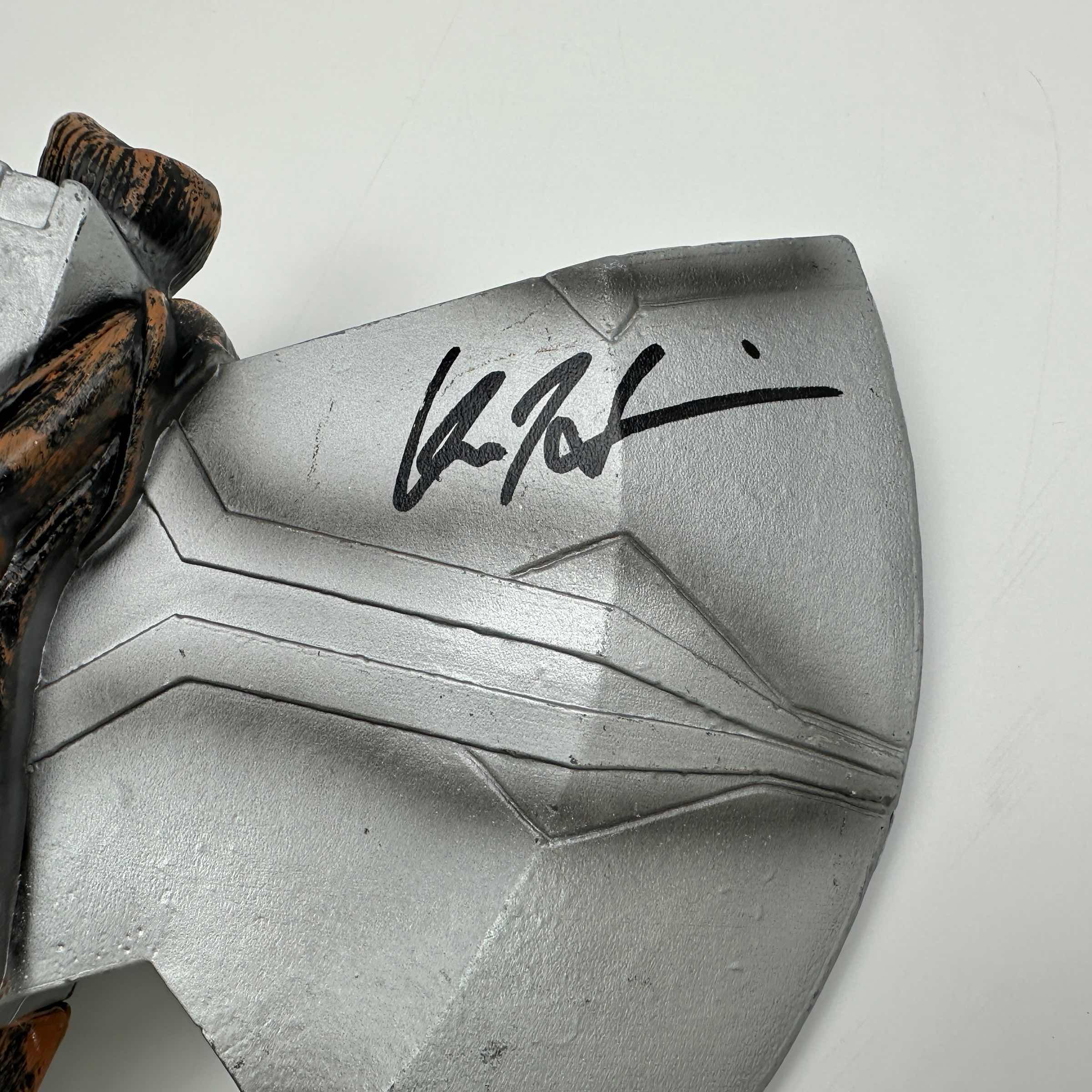 Autographed/Signed Chris Hemsworth Thor Stormbreaker 18" Axe Marvel Avengers Infinity War End Game Replica Movie Prop Beckett BAS COA