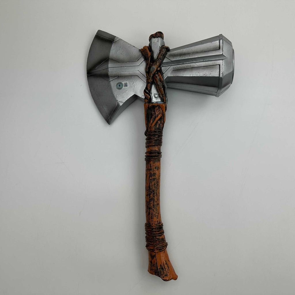 Autographed/Signed Chris Hemsworth Thor Stormbreaker 18" Axe Marvel Avengers Infinity War End Game Replica Movie Prop Beckett BAS COA