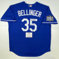 Autographed/Signed Cody Bellinger 2020 WS Champ Los Angeles LA Dodgers Blue Authentic Baseball Jersey Fanatics COA