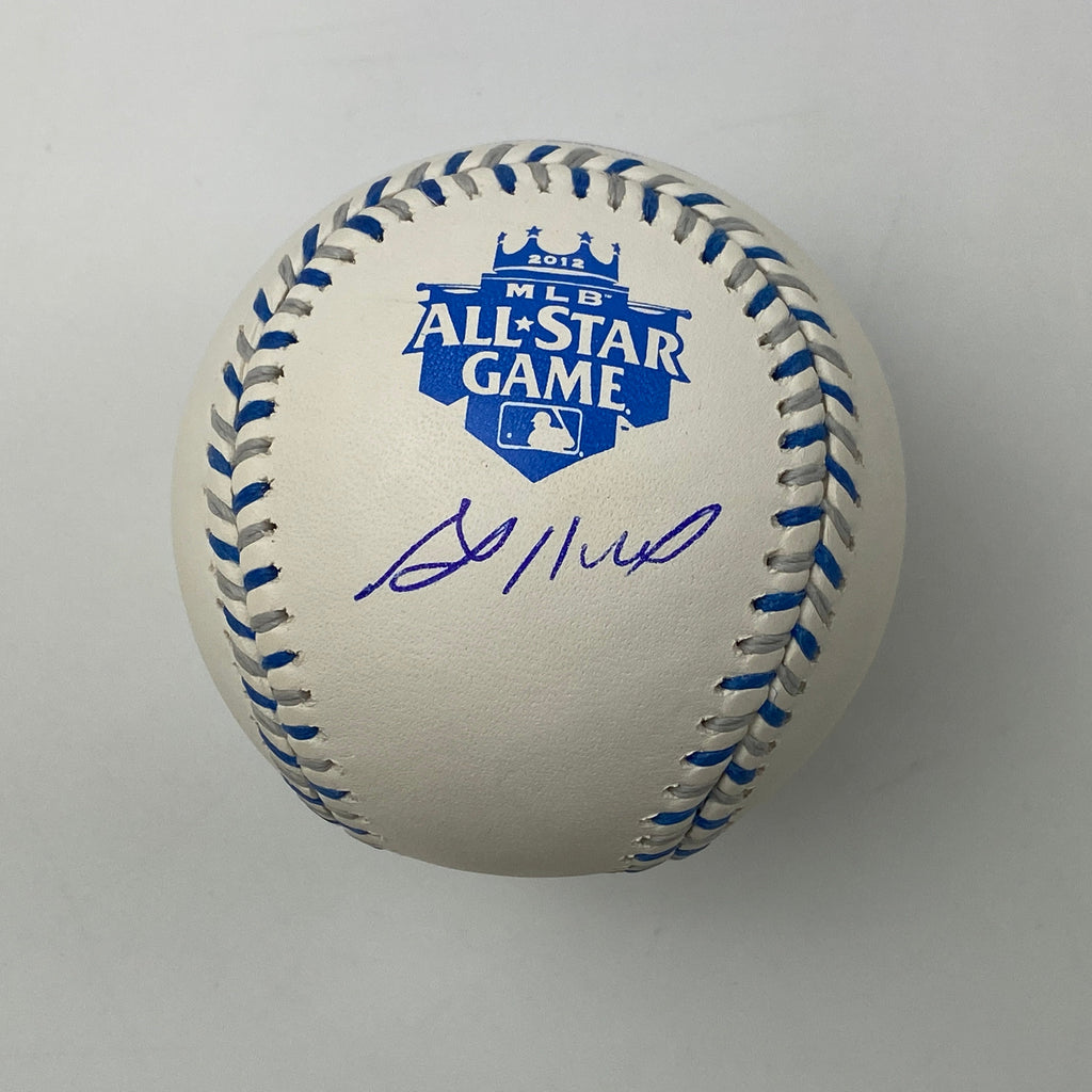 Autographed/Signed Jose Altuve 2012 All-Star Game Rawlings Official Major League Baseball ROML JSA COA Auto