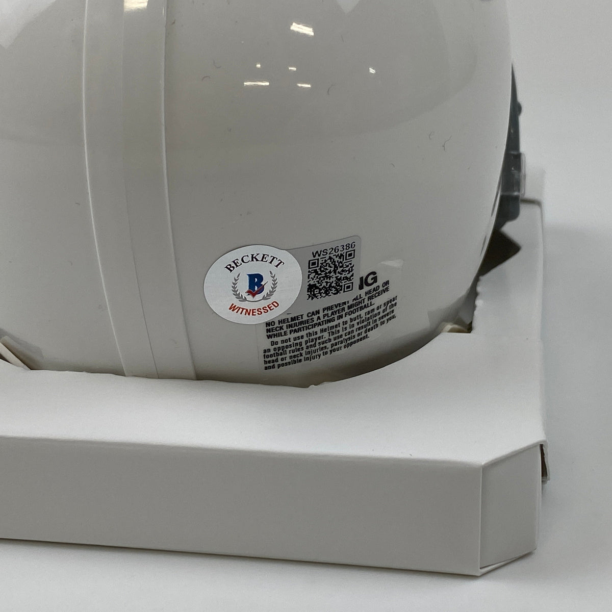 Autographed/Signed Brian Dawkins Philadelphia Eagles Retro Mini Football Helmet Beckett BAS COA