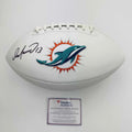 Autographed/Signed Dan Marino Miami Dolphins Full Size F/S White Panel Logo Football Fanatics COA