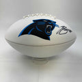 Autographed/Signed Bryce Young Carolina Panthers Full Size F/S White Panel Logo Football Fanatics COA