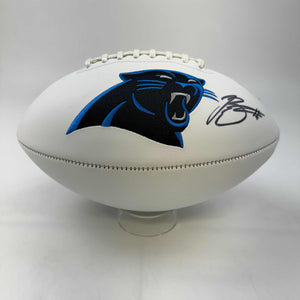 Autographed/Signed Bryce Young Carolina Panthers Full Size F/S White Panel Logo Football Fanatics COA