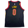 Autographed/Signed Kevin Love Cleveland Black Basketball Jersey Beckett BAS COA