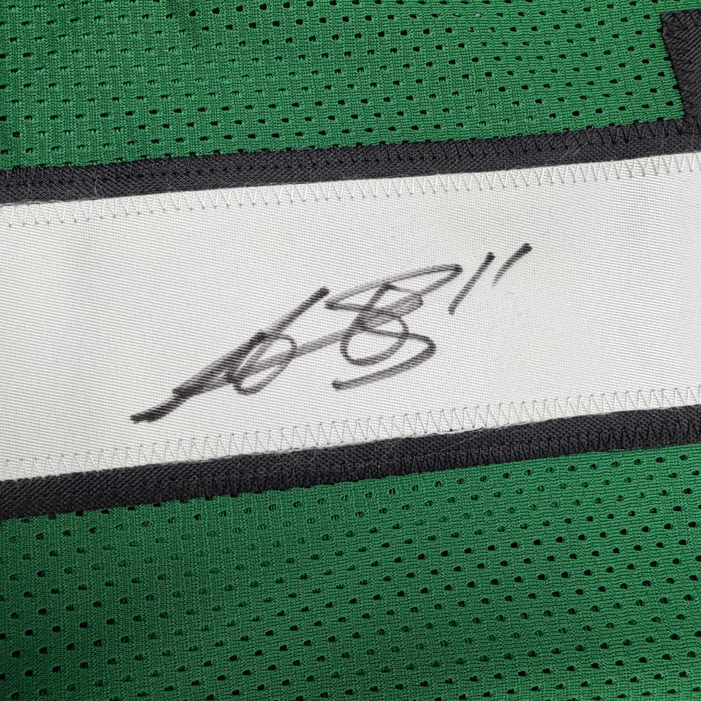Autographed/Signed AJ A.J. Brown Philadelphia Kelly Green Football Jersey Beckett BAS COA