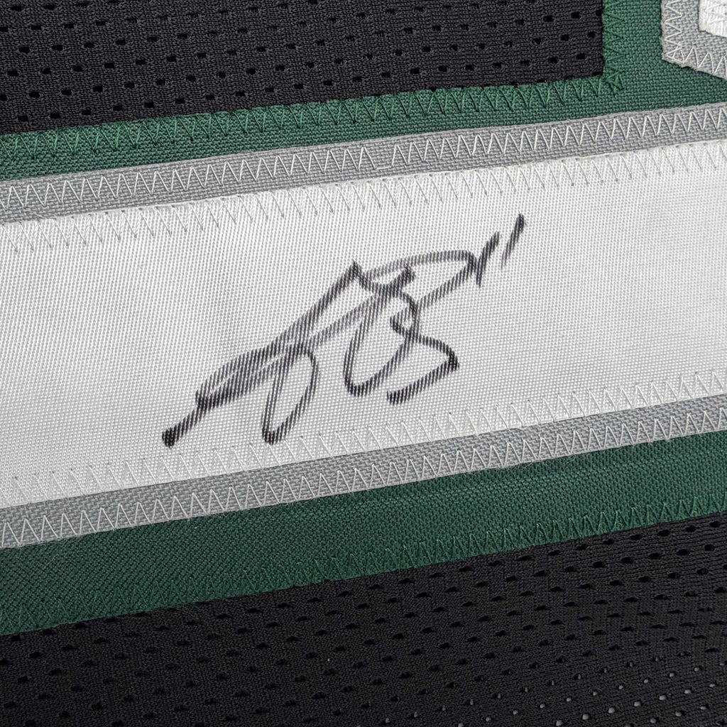 Autographed/Signed AJ A.J. Brown Philadelphia Black Football Jersey Beckett BAS COA