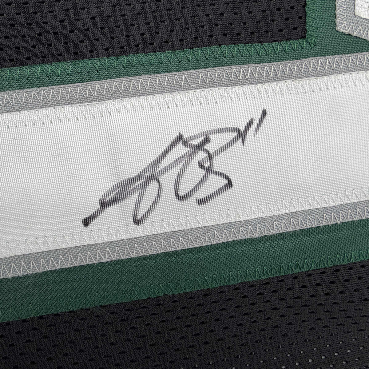 Autographed/Signed AJ A.J. Brown Philadelphia Black Football Jersey Beckett BAS COA