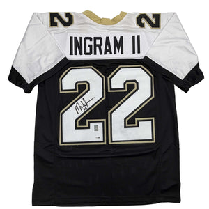 Autographed/Signed Mark Ingram II New Orleans Black Alternate Football Jersey JSA COA