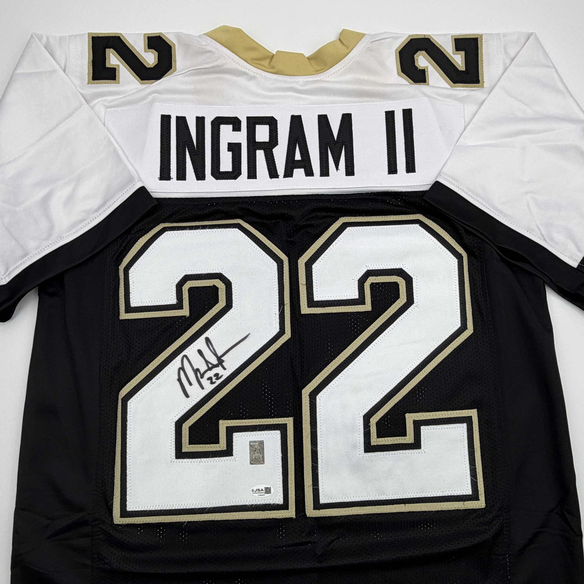 Autographed/Signed Mark Ingram II New Orleans Black Alternate Football Jersey JSA COA