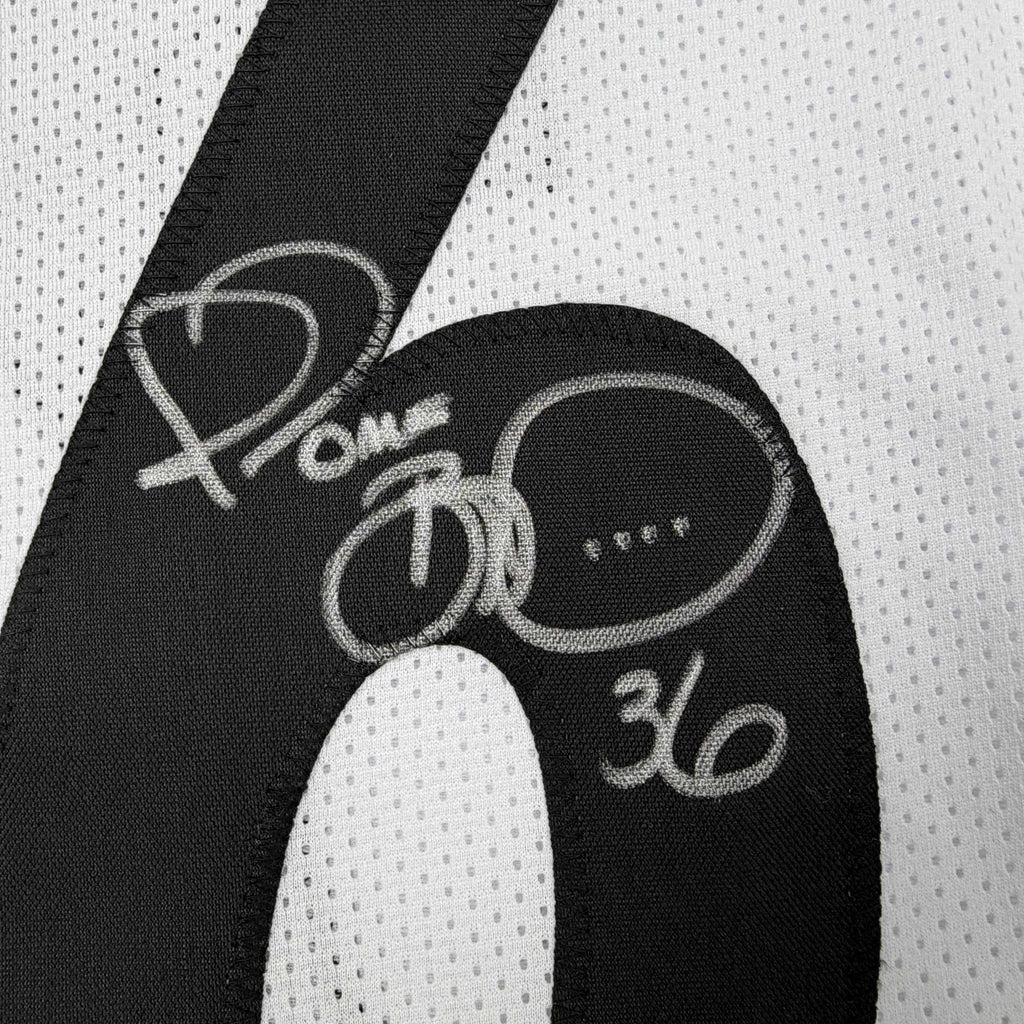 Autographed/Signed Jerome Bettis Pittsburgh White Football Jersey JSA COA