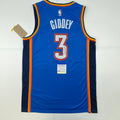 Autographed/Signed Josh Giddey Oklahoma City Thunder Blue Authentic Basketball Jersey PSA/DNA COA