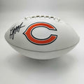 Autographed/Signed D.J. DJ Moore Chicago Bears Full Size F/S White Panel Logo Football JSA COA