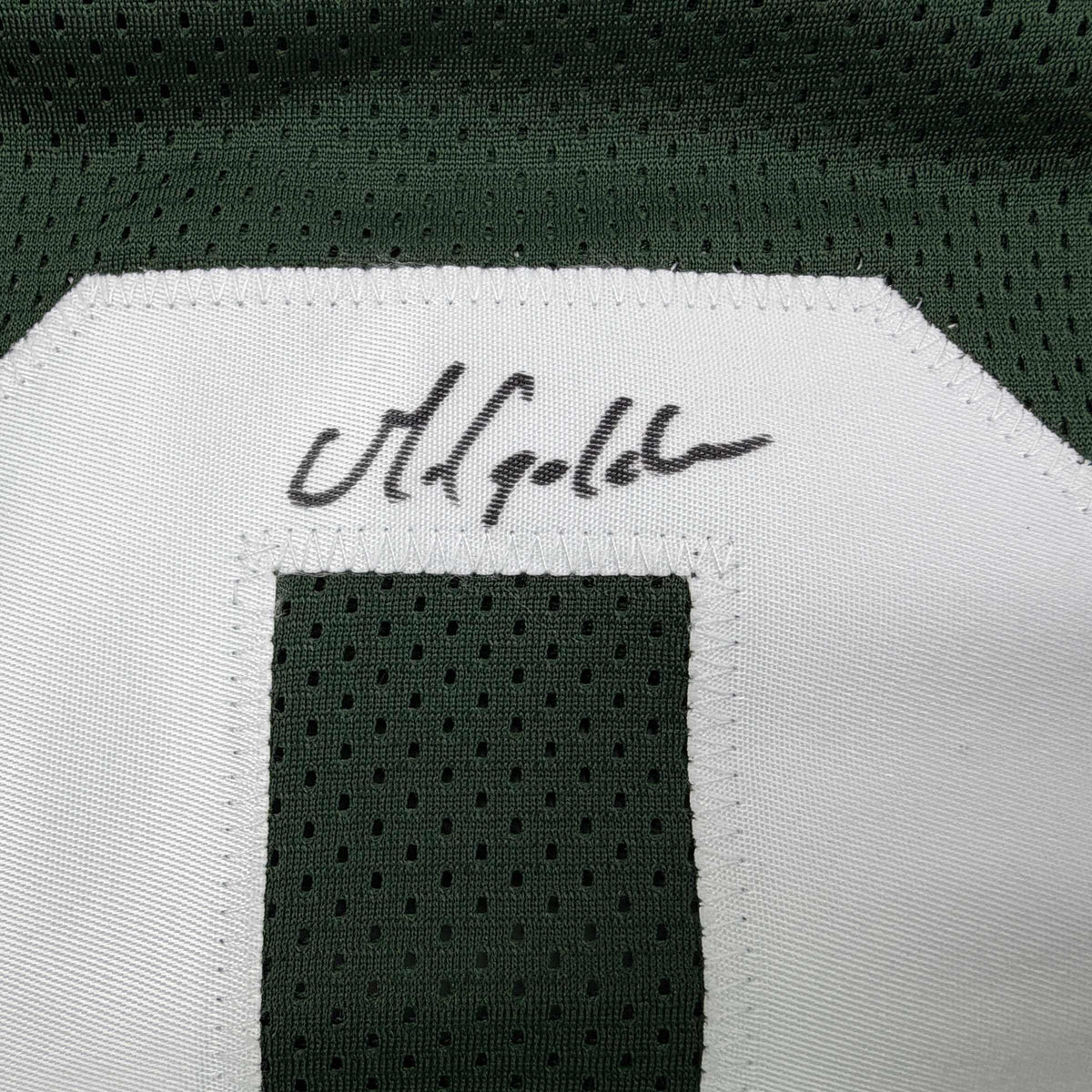 Autographed/Signed Matthew Golden Green Bay Green Football Jersey Beckett BAS COA