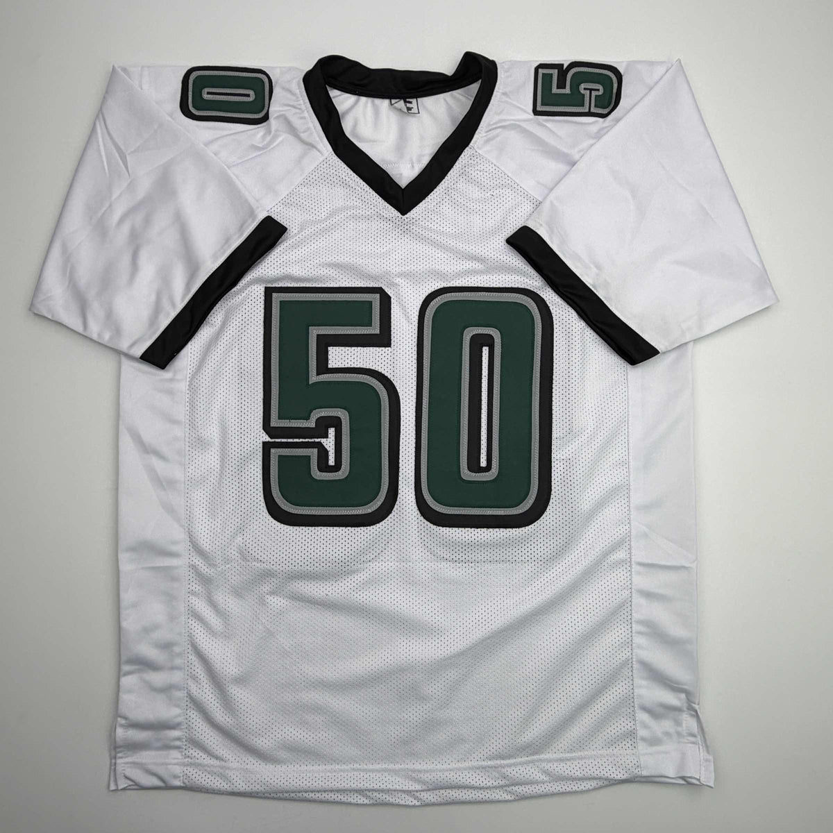 Autographed/Signed Jaelan Phillips Philadelphia White Football Jersey PSA/DNA COA