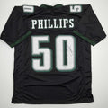 Autographed/Signed Jaelan Phillips Philadelphia Black Football Jersey PSA/DNA COA