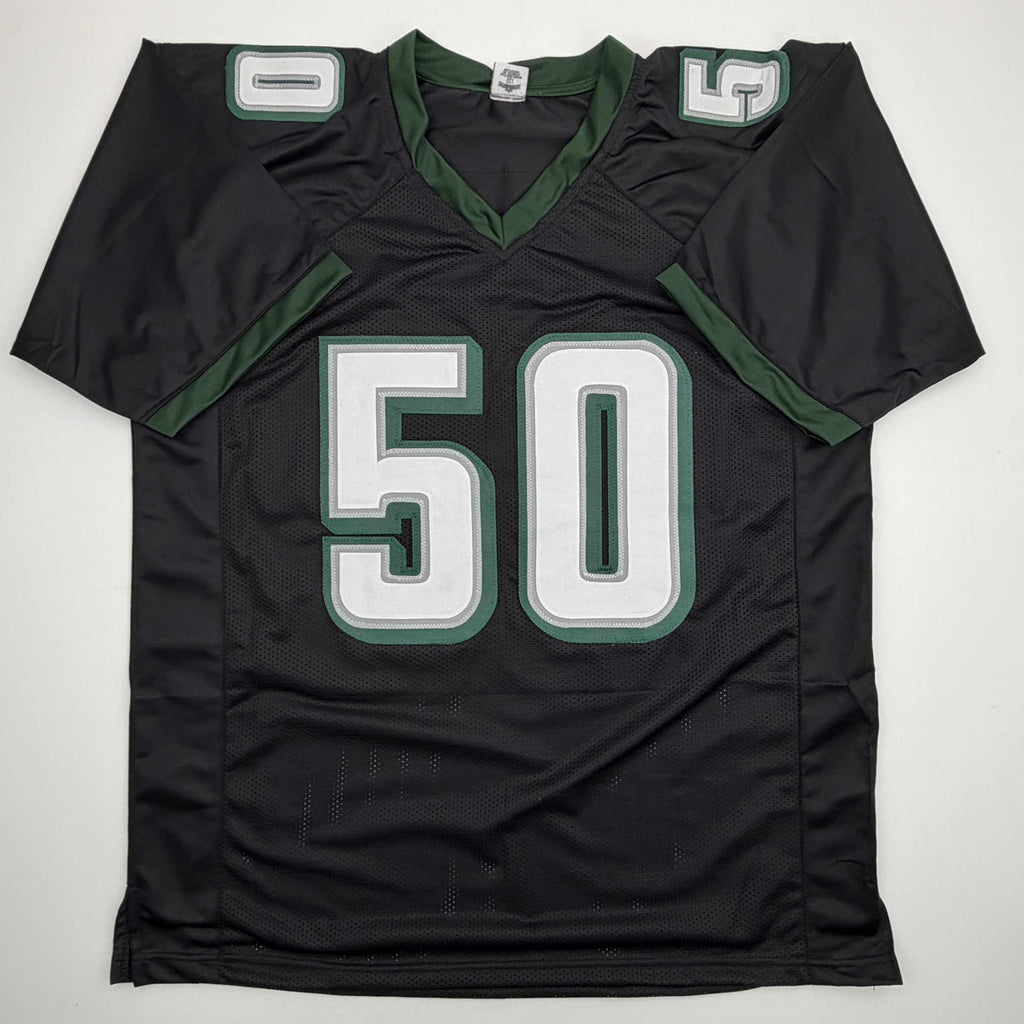 Autographed/Signed Jaelan Phillips Philadelphia Black Football Jersey PSA/DNA COA