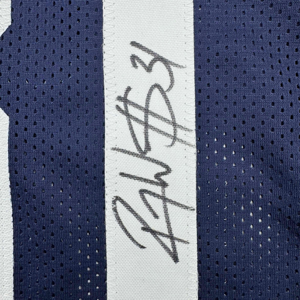Autographed/Signed Roy Williams Dallas Thanksgiving Football Jersey JSA COA