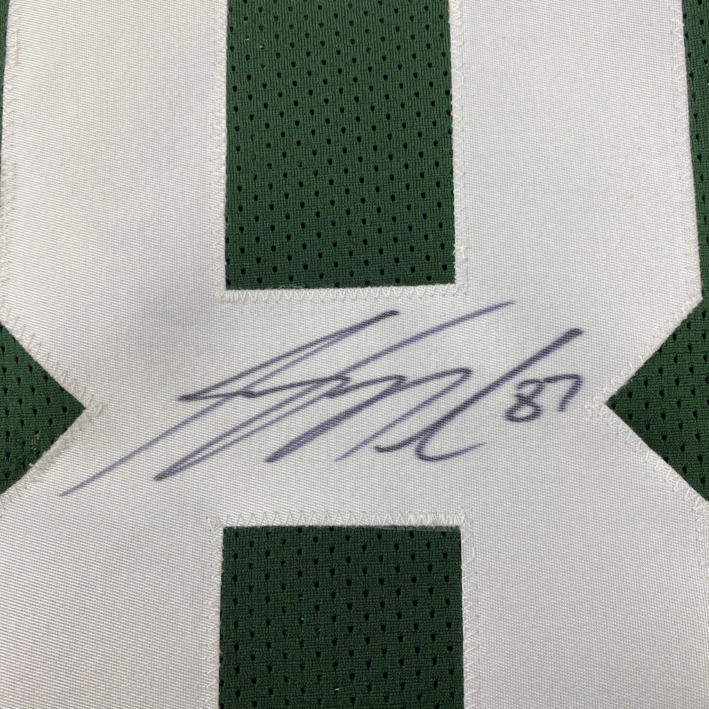 Autographed/Signed Jordy Nelson Green Bay Green Football Jersey Tristar COA