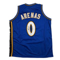 Autographed/Signed Gilbert Arenas Washington Blue Basketball Jersey Beckett BAS COA