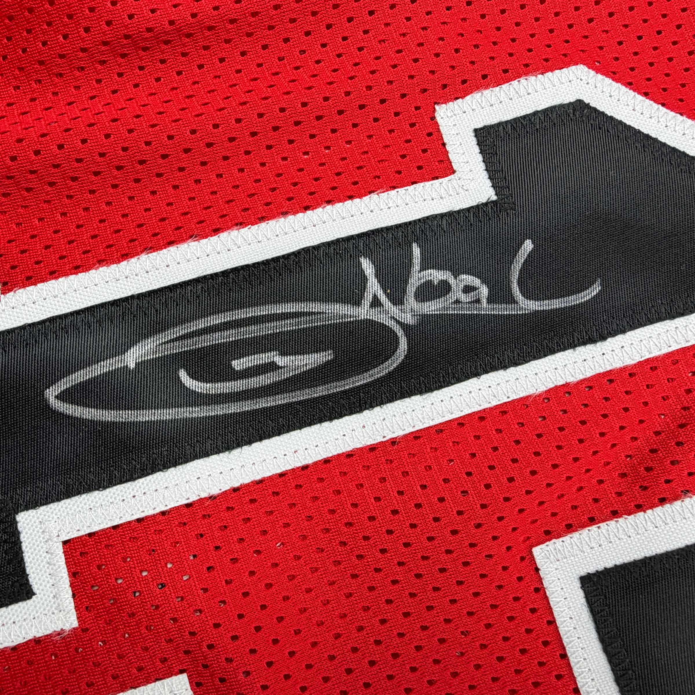 Autographed/Signed Joakim Noah Chicago Red Basketball Jersey Beckett BAS COA