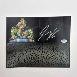 Autographed/Signed Jason Kelce Super Bowl Parade Speech Transcript Mummers Philadelphia Eagles 8x10 Football Photo PSA/DNA COA