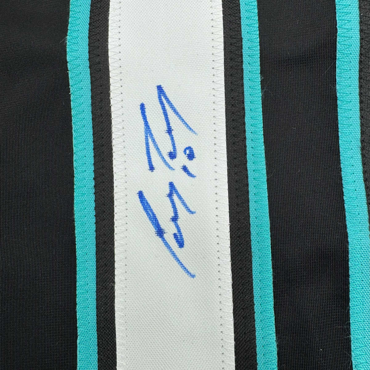 Autographed/Signed Corey Perry Anaheim Black Retro Hockey Jersey JSA COA