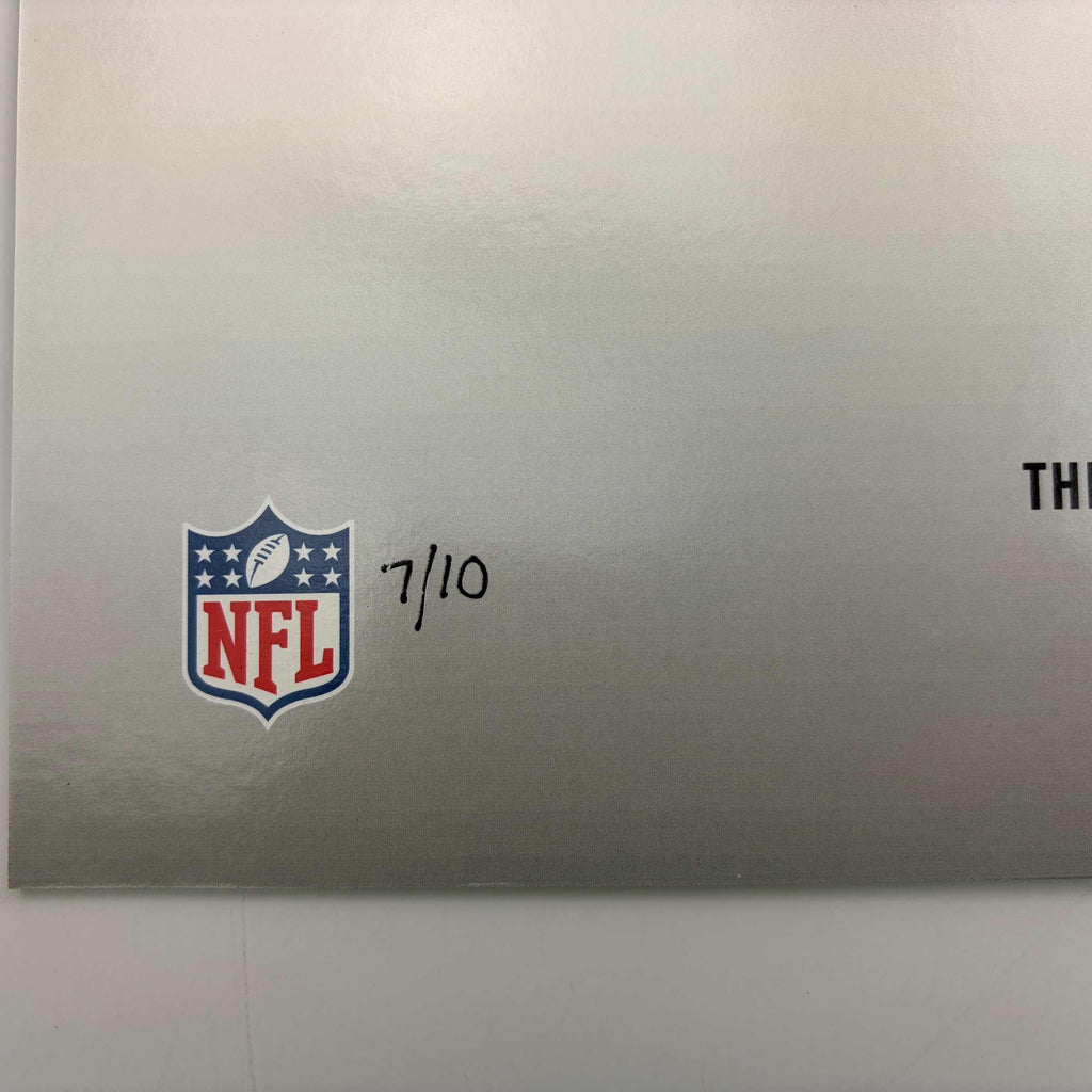 2025 Panini Instant Impressions Tetairoa McMillan #II-13 18x24 Hand Print Autographed Auto /10 Carolina Panthers Rookie RC Oversized Football Card