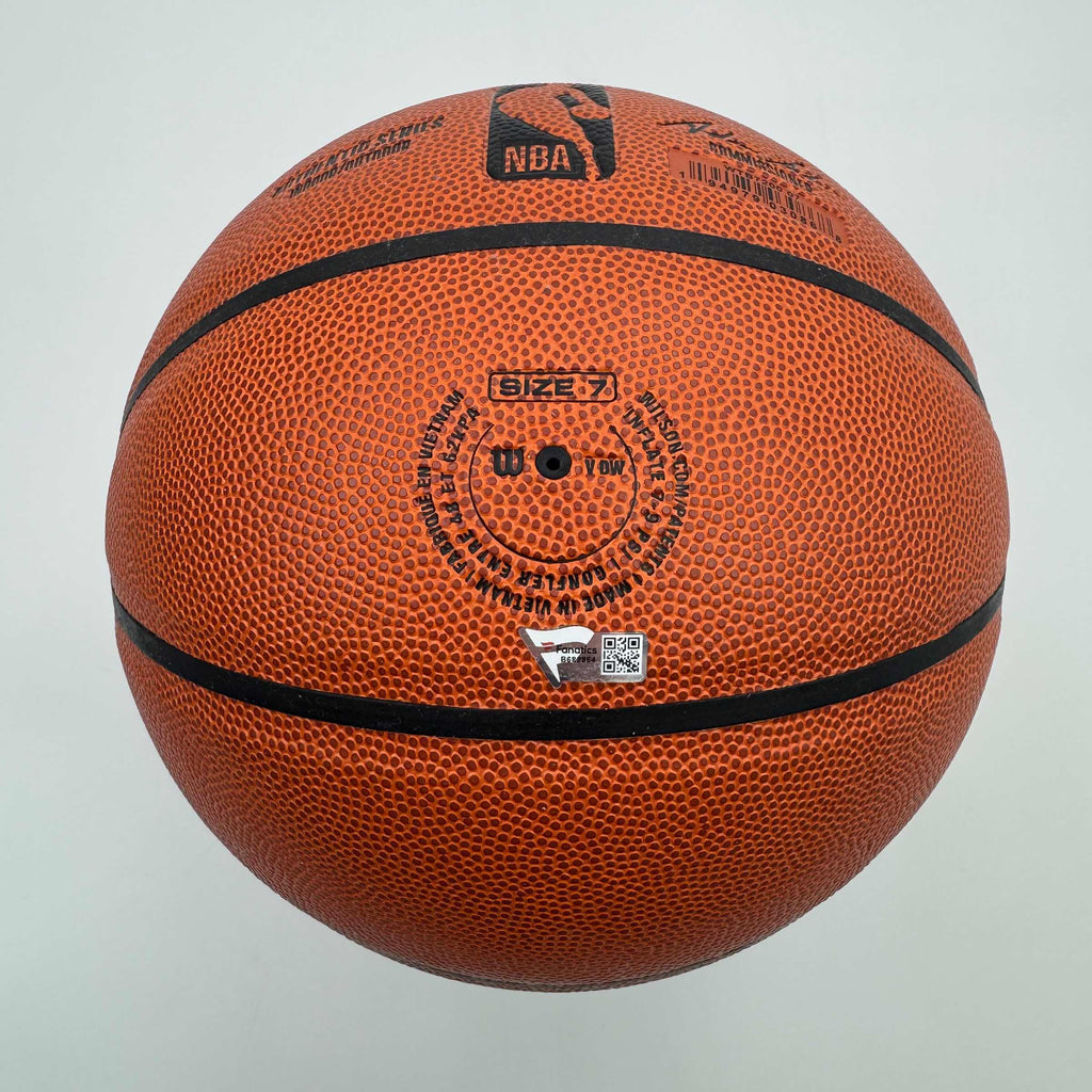 Autographed/Signed Dwyane Wade "Wade County" Miami Heat Wilson Basketball Fanatics COA