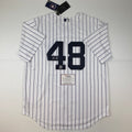 Autographed/Signed Anthony Rizzo New York Yankees Authentic Pinstripe Baseball Jersey Fanatics COA