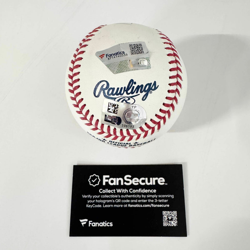 Autographed/Signed Jackson Holliday Rawlings Official Major League Baseball ROML Fanatics COA