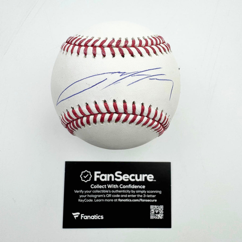 Autographed/Signed Jackson Holliday Rawlings Official Major League Baseball ROML Fanatics COA