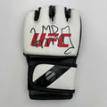 Autographed/Signed Merab Dvalishvili White Fighting Glove Beckett BAS COA Auto