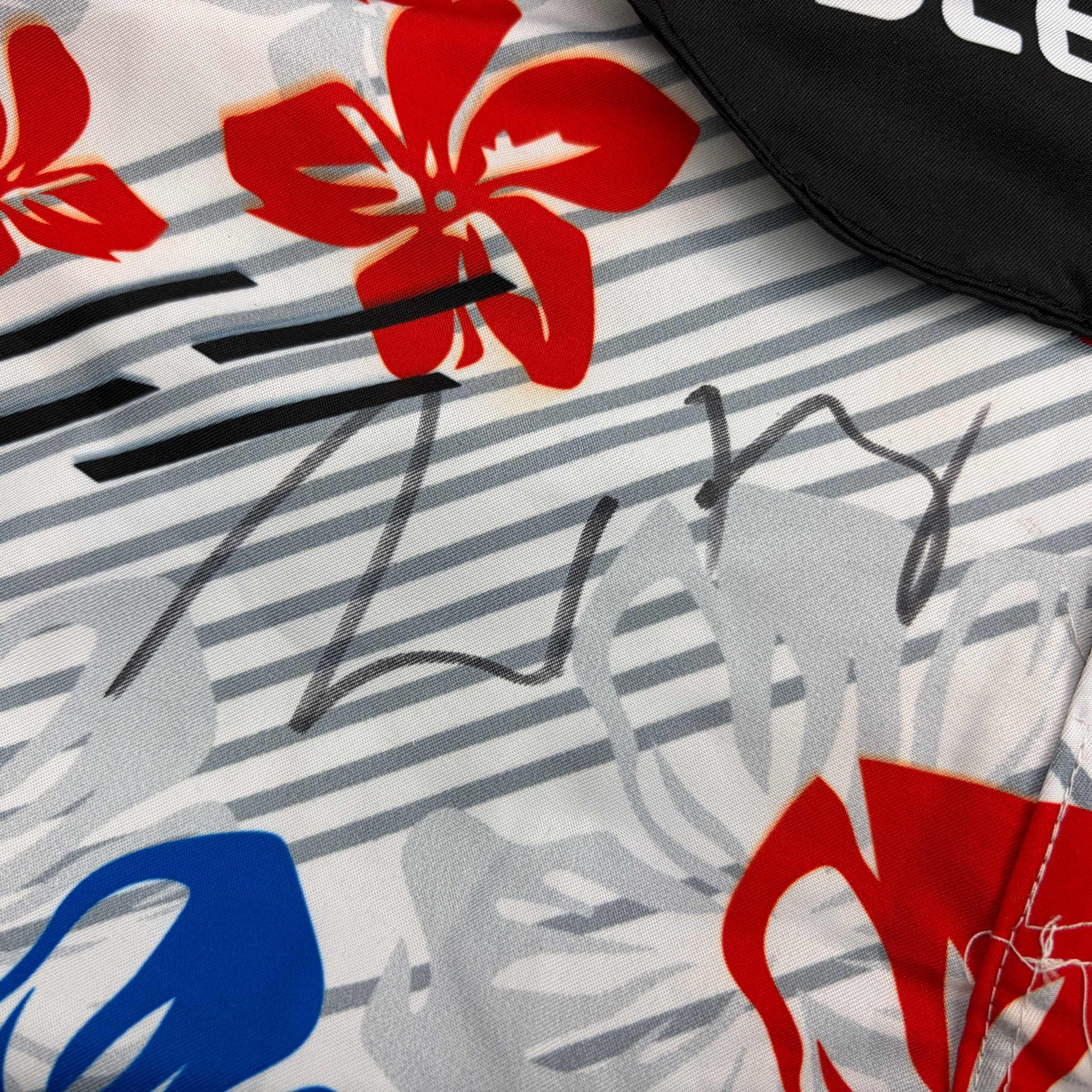 Autographed/Signed Max Holloway UFC MMA Trunks Shorts Ultimate Fighting JSA COA