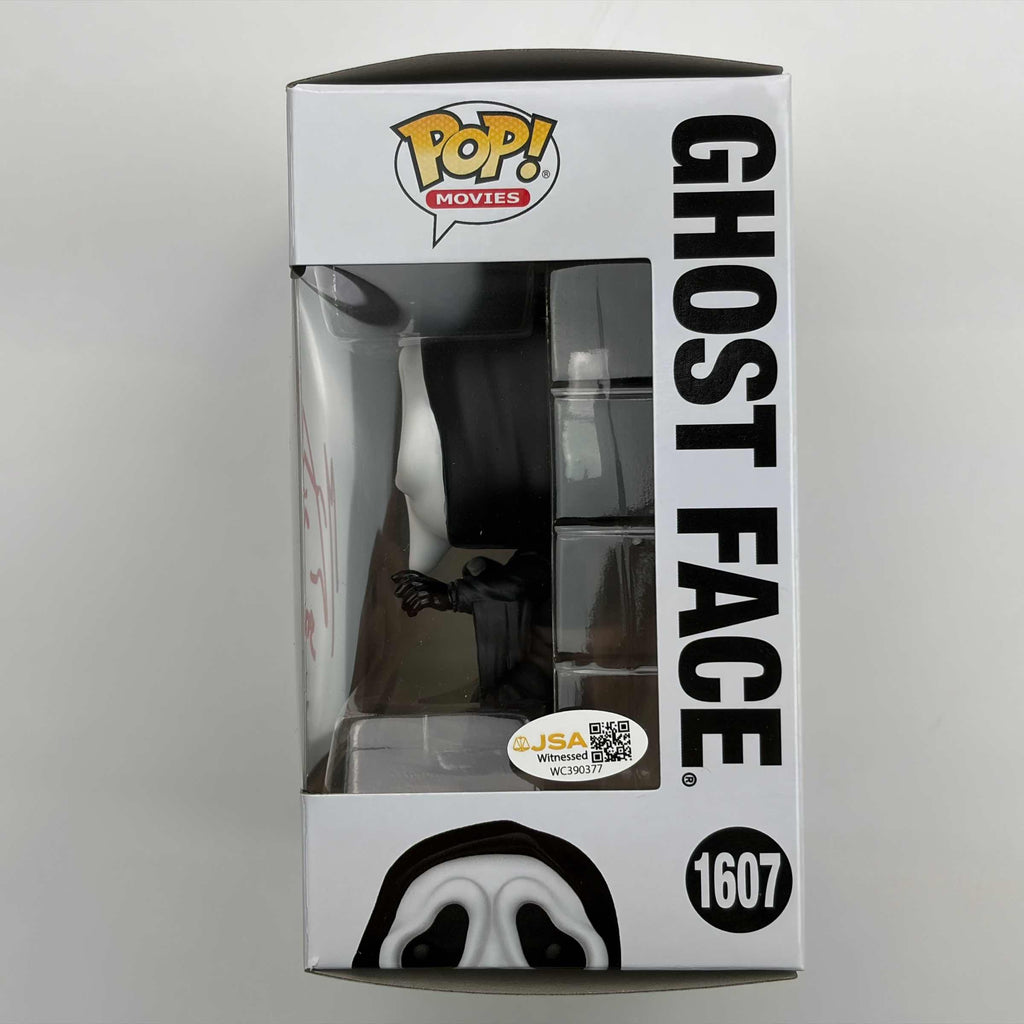 Autographed/Signed Matthew Lillard Inscribed Stu Ghostface Scream Funko Pop #1607 Movie Figurine Toy JSA COA
