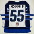 Autographed/Signed Mark Scheifele Winnipeg White Hockey Jersey JSA COA