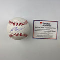 Autographed/Signed Gavin Lux Rawlings Official Major League Baseball ROML Fanatics COA
