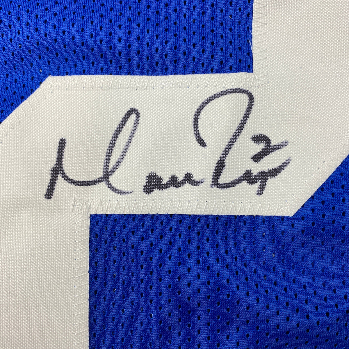 Autographed/Signed Matt Ryan Indianapolis Blue Football Jersey Beckett BAS COA