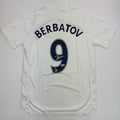 Autographed/Signed Dimitar Berbatov Tottenham White Soccer Jersey Beckett BAS COA