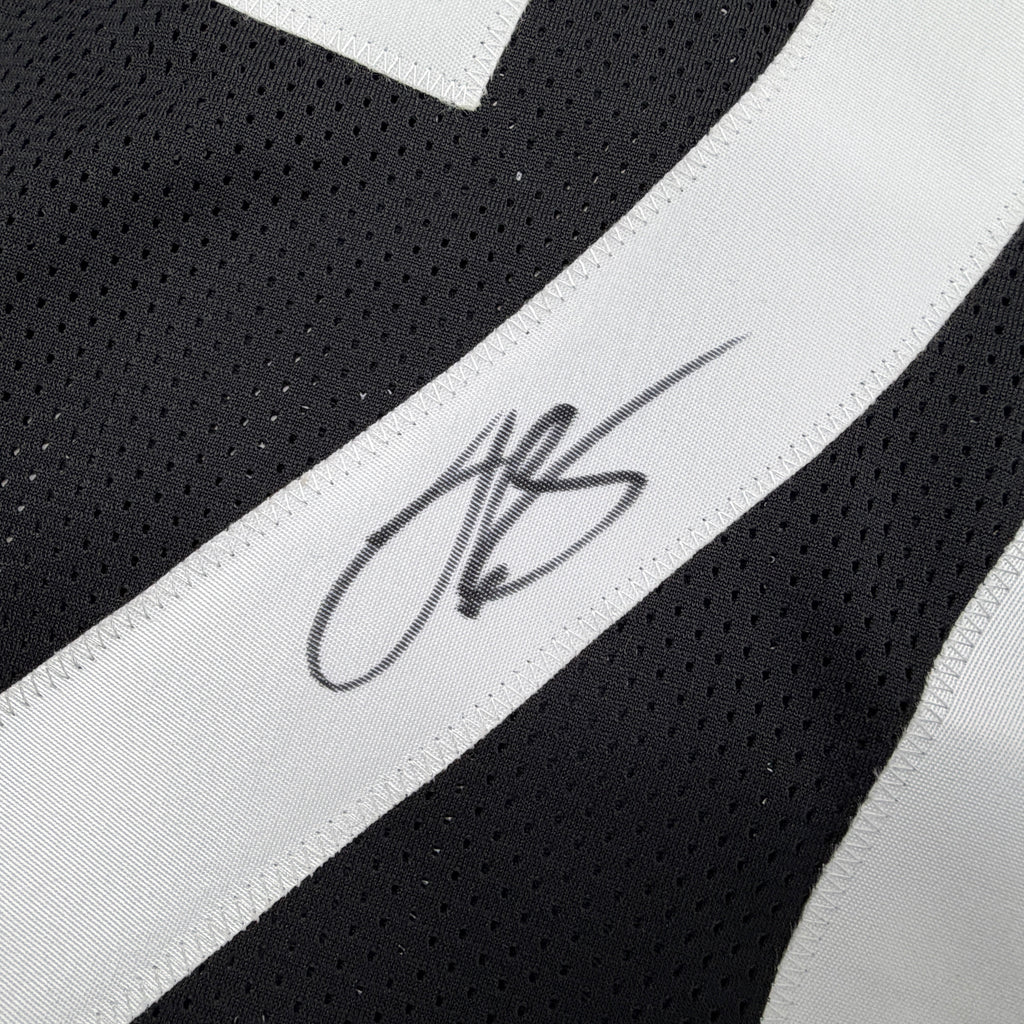 Autographed/Signed Le'Veon LeVeon Bell Pittsburgh Black Football Jersey Beckett BAS COA