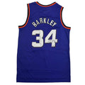 Autographed/Signed Charles Barkley Phoenix Purple Basketball Jersey Beckett BAS COA